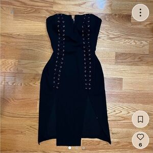 BNWT Black padded tube dress